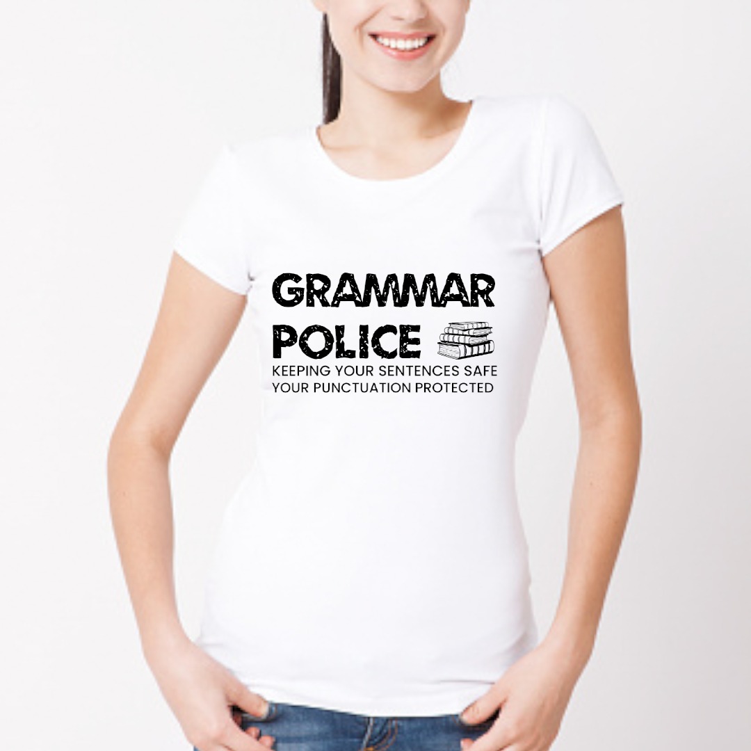 t shirt grammar police