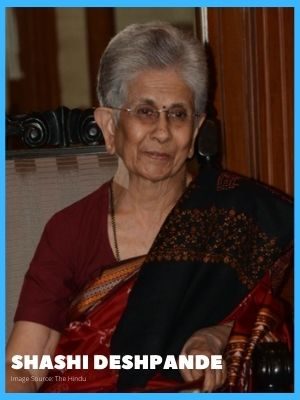 Author SHASHI DESHPANDE